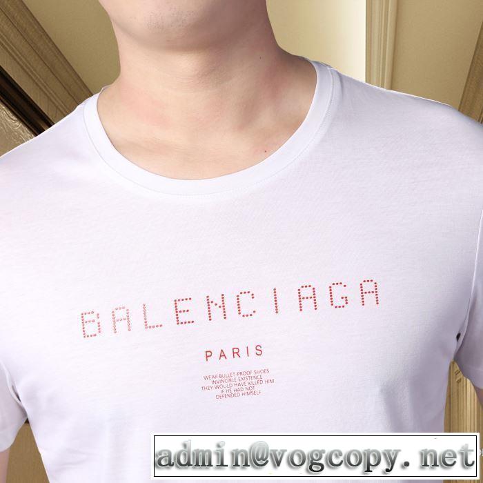 人気ランキング最高 3色可選 半袖Tシャツ 限定色がお目見え バレンシアガ BALENCIAGA 一目惚れ級に