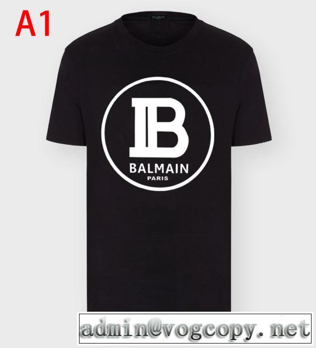 多色可選　お値段もお求めやすい バルマン 2020話題の商品 BALMAIN 半袖Tシャツランキング1位
