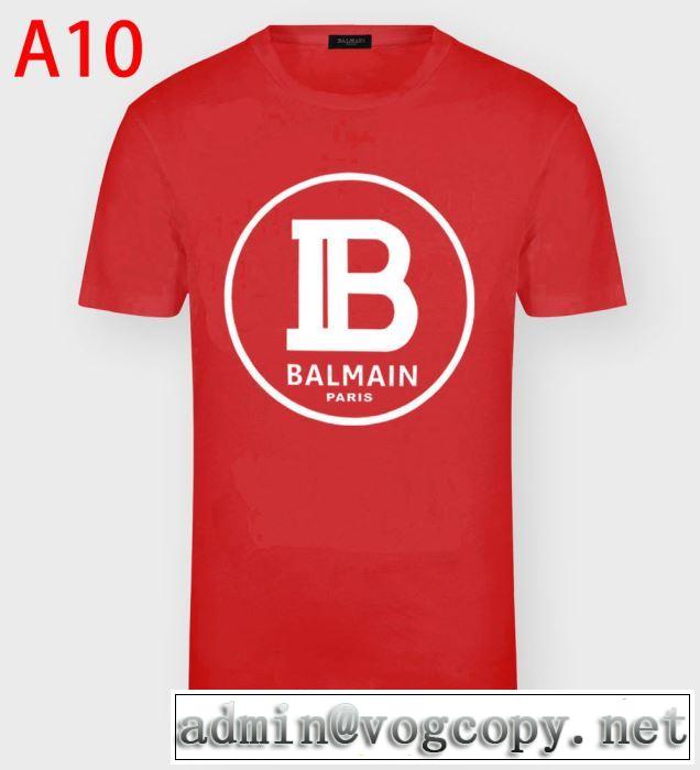 多色可選　お値段もお求めやすい バルマン 2020話題の商品 BALMAIN 半袖Tシャツランキング1位