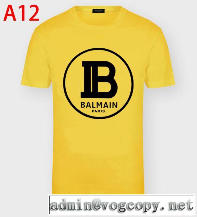 多色可選　お値段もお求めやすい バルマン 2020話題の商品 BALMAIN 半袖Tシャツランキング1位