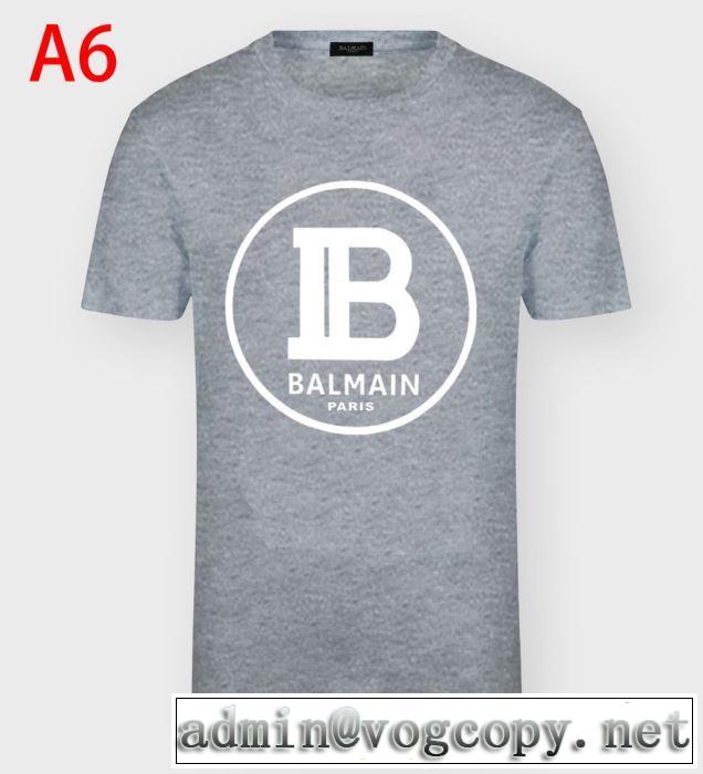 多色可選　お値段もお求めやすい バルマン 2020話題の商品 BALMAIN 半袖Tシャツランキング1位