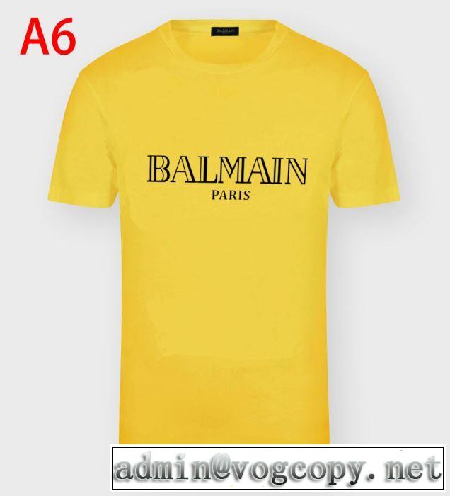 バルマン 多色可選　飽きもこないデザイン BALMAIN 人気は今季も健在 半袖Tシャツ2020年春限定