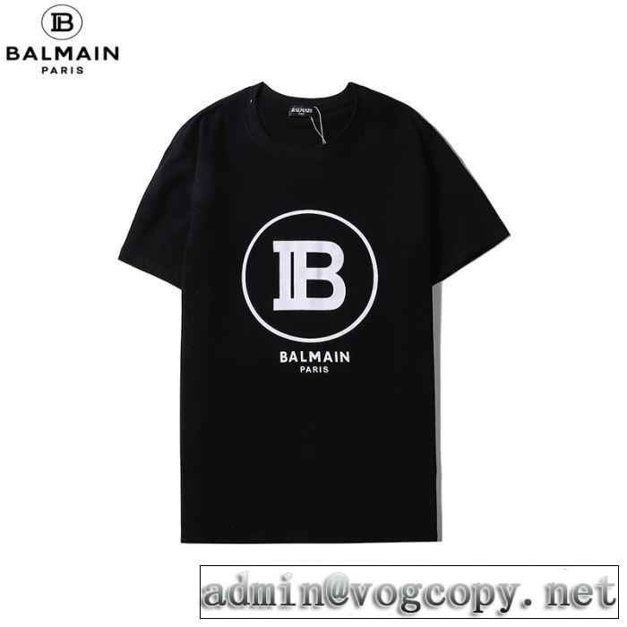 20SS☆送料込 半袖Tシャツ2色可選 今年の春トレンド バルマン BALMAIN 普段のファッション