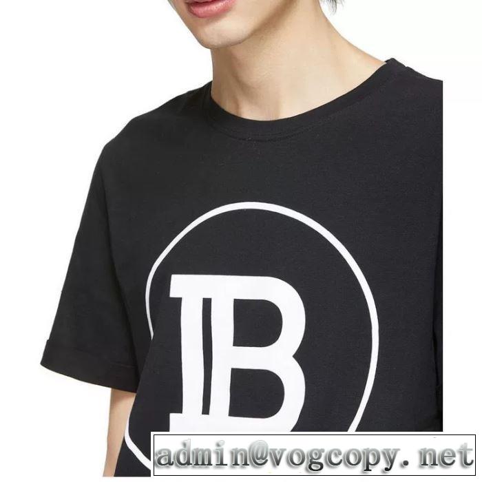 20SS☆送料込 半袖Tシャツ2色可選 今年の春トレンド バルマン BALMAIN 普段のファッション