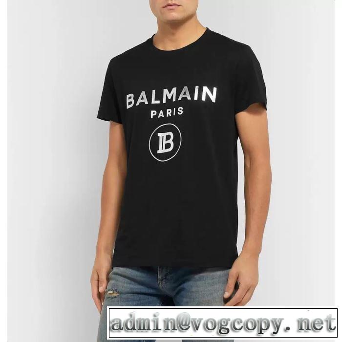 2色可選　大人気のブランドの新作 バルマン BALMAIN 取り入れやすい 半袖Tシャツ