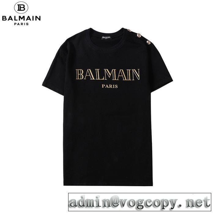 半袖Tシャツ2色可選　 確定となる上品 バルマン BALMAIN 20SSトレンド