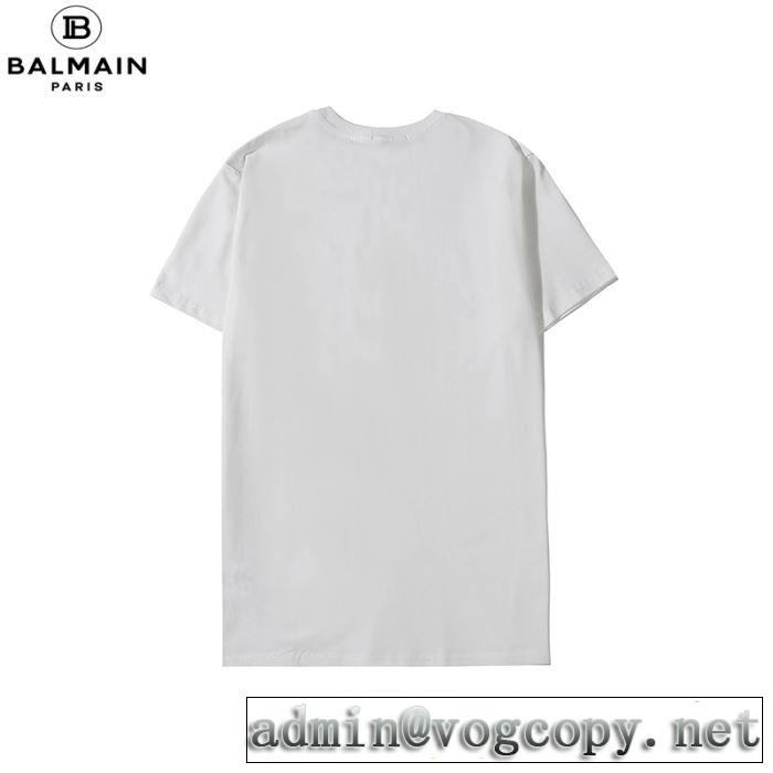 半袖Tシャツ2色可選　 確定となる上品 バルマン BALMAIN 20SSトレンド