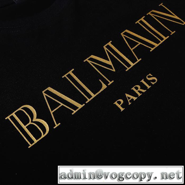半袖Tシャツ2色可選　 確定となる上品 バルマン BALMAIN 20SSトレンド