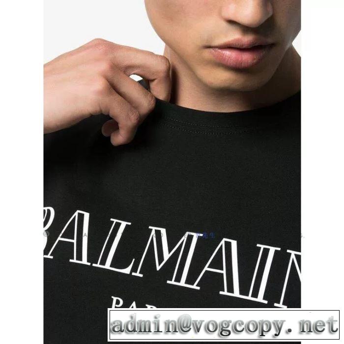 バルマン 2色可選　手頃価格でカブり知らず BALMAIN 半袖Tシャツ 価格も嬉しいアイテム