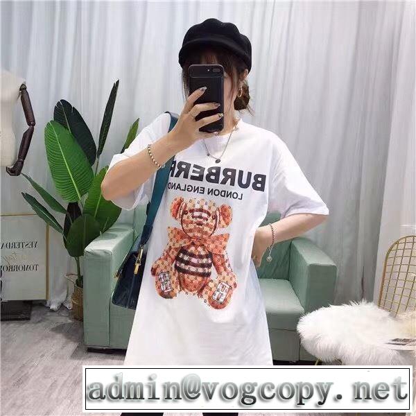 バーバリー 2色可選　今季の主力おすすめ　BURBERRY　半袖Tシャツ差をつけたい人にもおすすめ
