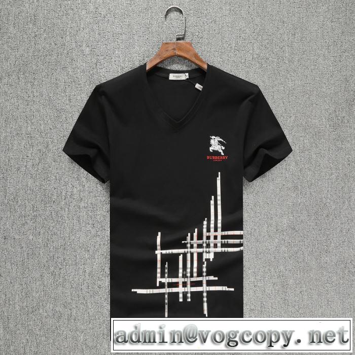 今なお素敵なアイテムだ　3色可選バーバリー BURBERRY　今年の春トレンド半袖Tシャツ大人の新作こそ