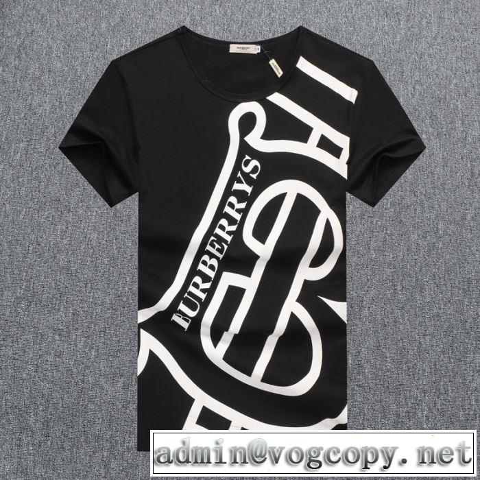 BURBERRY　3色可選　最もオススメ　バーバリー 世界共通のアイテム　半袖Tシャツ　海外でも大人気