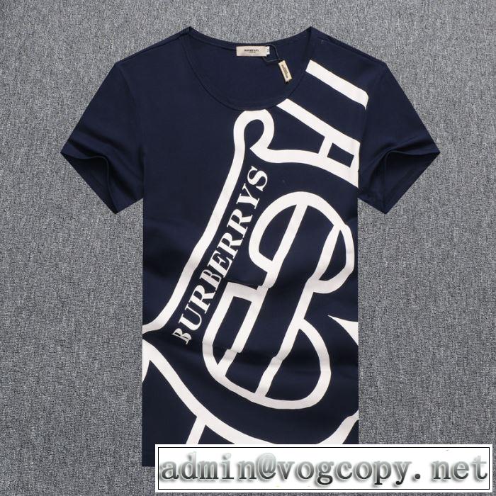 BURBERRY　3色可選　最もオススメ　バーバリー 世界共通のアイテム　半袖Tシャツ　海外でも大人気