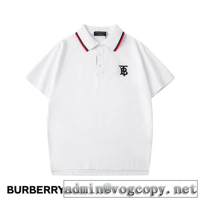有名ブランドです　2色可選半袖Tシャツ　一目惚れ級に　バーバリー BURBERRY争奪戦必至　
