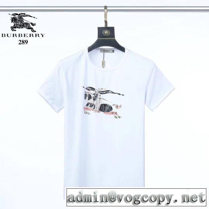 バーバリー 注目されている　BURBERRY　2020年春夏コレクション　半袖Tシャツ注目度が上昇中