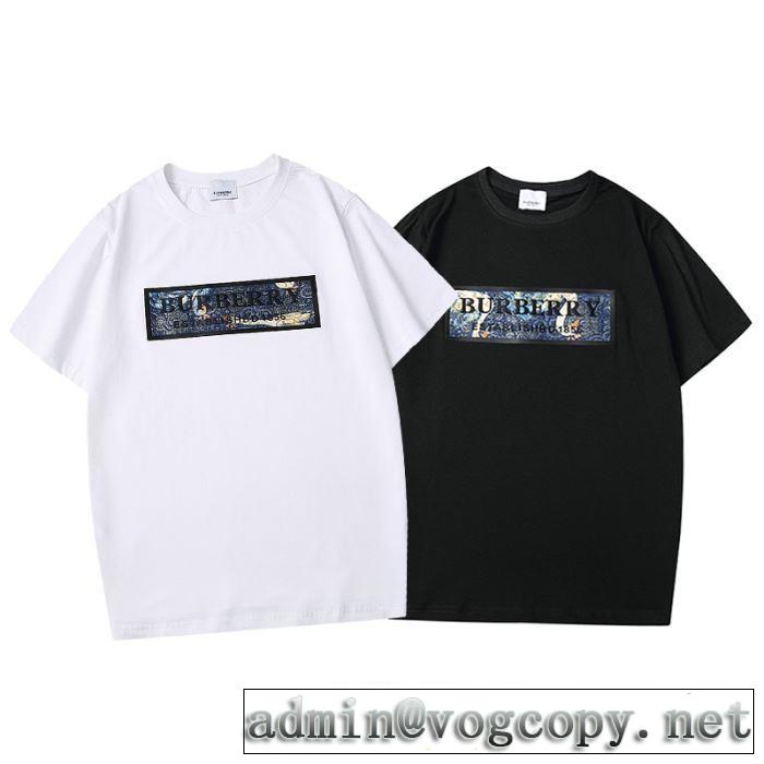 2色可選バーバリー オススメのアイテムを見逃すな　BURBERRY　コーデの完成度を高める　半袖Tシャツ