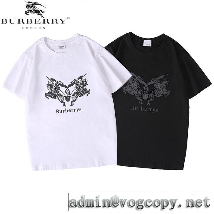 BURBERRY　　ストリート界隈でも人気　バーバリー 2色可選　20新作です　半袖Tシャツ　ストリート系に大人気