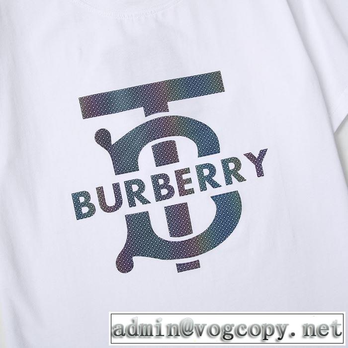 ファッションに合わせ　2色可選　バーバリー 限定アイテム特集　BURBERRY　半袖Tシャツ　お値段もお求めやすい