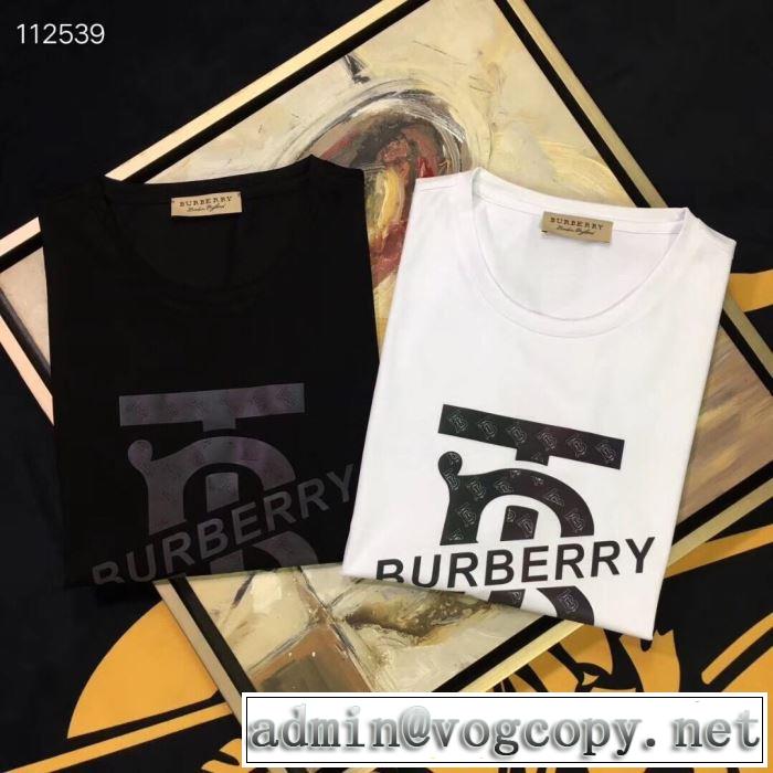 半袖Tシャツ　飽きもこないデザイン2色可選　バーバリー BURBERRY　差をつけたい人にもおすすめ