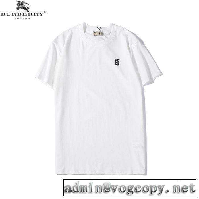 春夏コレクション新品　3色可選　バーバリー BURBERRY　普段見ないデザインばかり　半袖Tシャツ