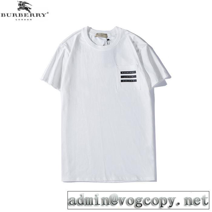 2色可選　バーバリー非常にシンプルなデザインな　 BURBERRY　2020年春限定　半袖Tシャツ海外大人気