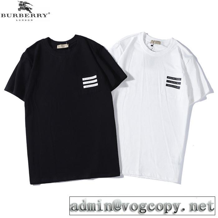 2色可選　バーバリー非常にシンプルなデザインな　 BURBERRY　2020年春限定　半袖Tシャツ海外大人気