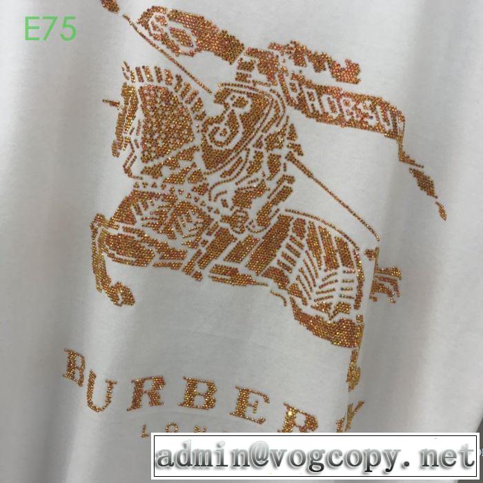 2色可選 非常にシンプルなデザインな バーバリー BURBERRY 幅広いアイテムを展開 半袖Tシャツ