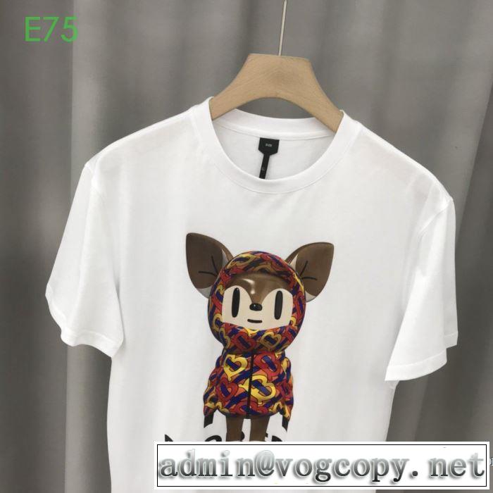 半袖Tシャツ 高級感のある素材 2色可選 バーバリー一番手に入れやすい  BURBERRY 2020年春限定