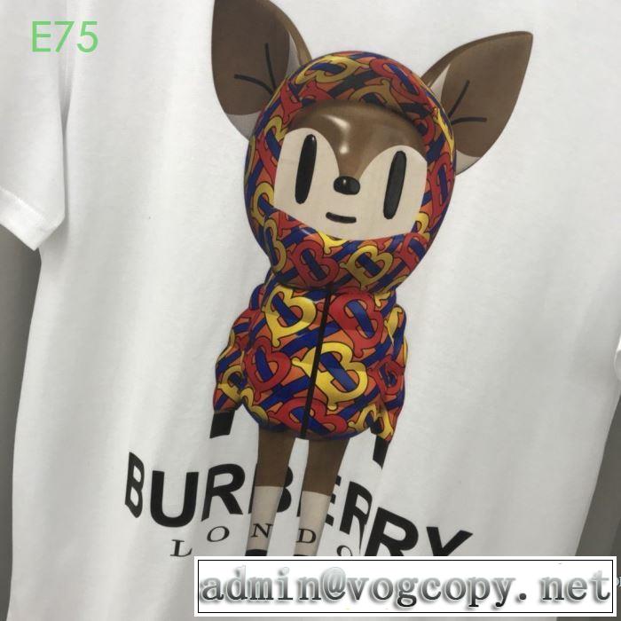 半袖Tシャツ 高級感のある素材 2色可選 バーバリー一番手に入れやすい  BURBERRY 2020年春限定
