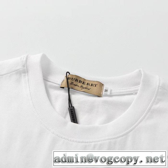 限定アイテム特集 2色可選 バーバリー ファッションに取り入れよう BURBERRY お値段もお求めやすい 半袖Tシャツ