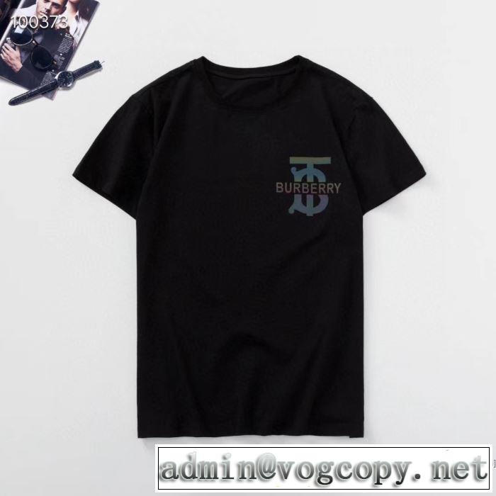 2色可選 今季の主力おすすめ 半袖Tシャツ 飽きもこないデザイン バーバリー 人気は今季も健在 BURBERRY