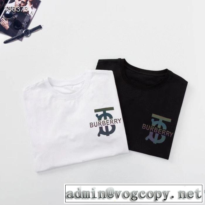 2色可選 今季の主力おすすめ 半袖Tシャツ 飽きもこないデザイン バーバリー 人気は今季も健在 BURBERRY