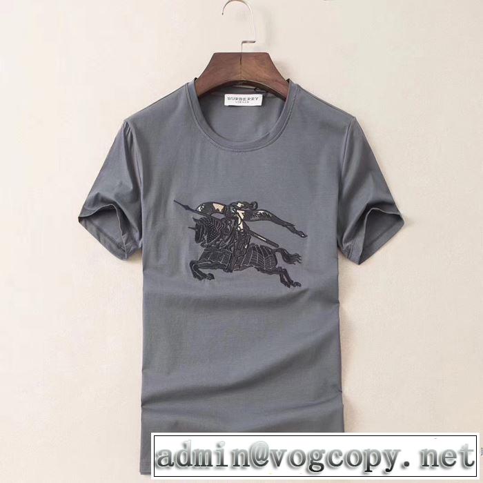 累積売上総額第１位 3色可選 半袖Tシャツ 老舗ブランド バーバリー BURBERRY 20SS☆送料込