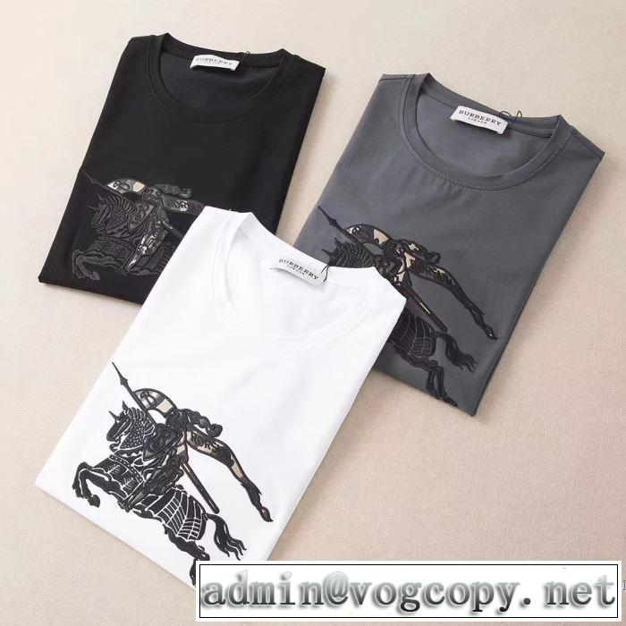 累積売上総額第１位 3色可選 半袖Tシャツ 老舗ブランド バーバリー BURBERRY 20SS☆送料込