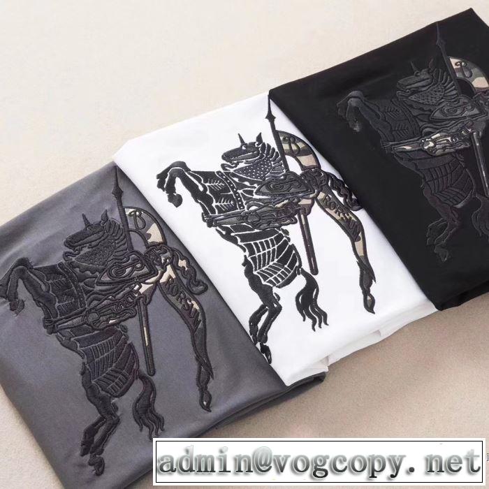 累積売上総額第１位 3色可選 半袖Tシャツ 老舗ブランド バーバリー BURBERRY 20SS☆送料込