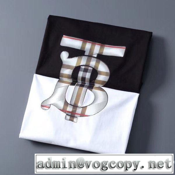 2色可選 着こなしを楽しむ 半袖Tシャツ 有名ブランドです バーバリー BURBERRY 注目されている