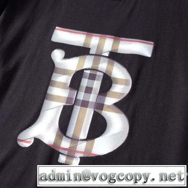 2色可選 着こなしを楽しむ 半袖Tシャツ 有名ブランドです バーバリー BURBERRY 注目されている