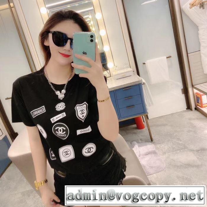 2色可選　ファッションに取り入れよう　CH限定アイテム特集　CH　半袖Tシャツ　2020話題の商品