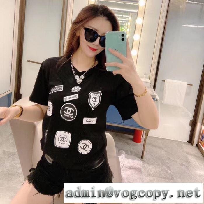 2色可選　ファッションに取り入れよう　CH限定アイテム特集　CH　半袖Tシャツ　2020話題の商品