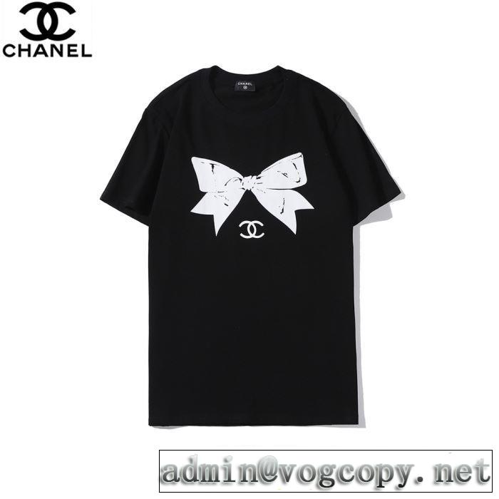 半袖Tシャツ　普段見ないデザインばかり　2色可選CH海外大人気　 CH　2020年春限定