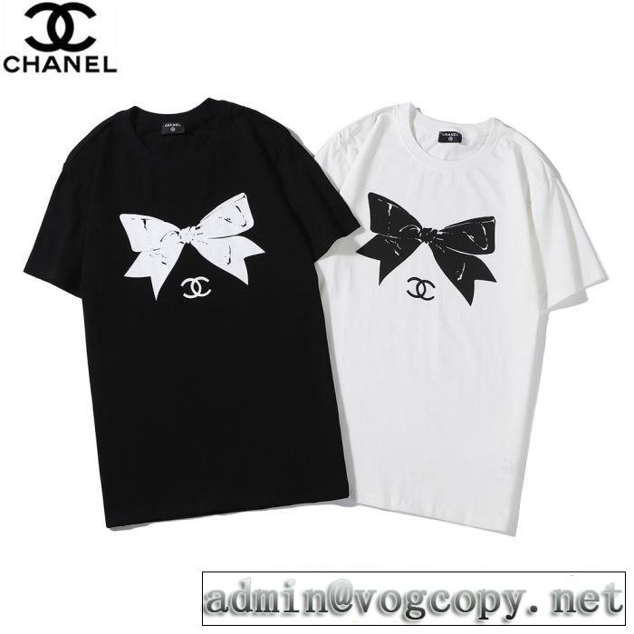 半袖Tシャツ　普段見ないデザインばかり　2色可選CH海外大人気　 CH　2020年春限定