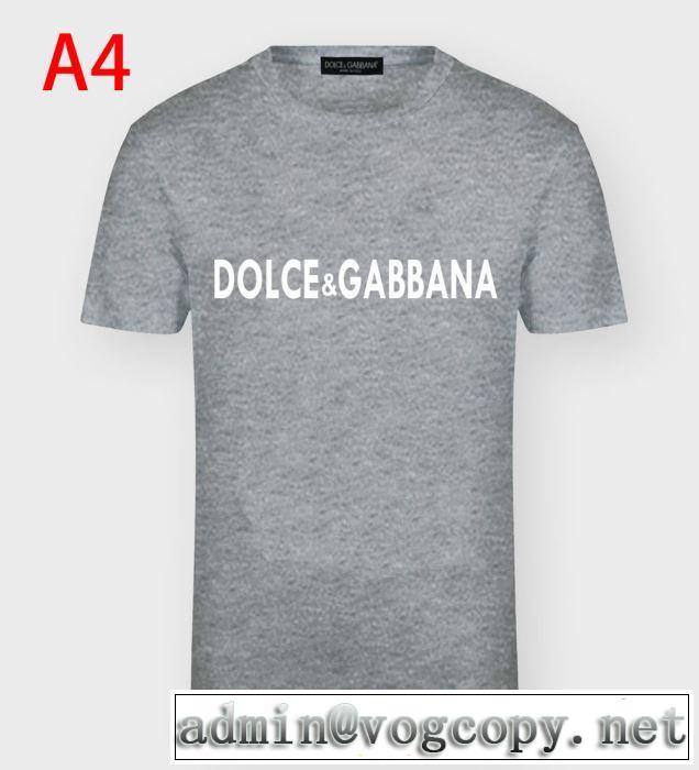 多色可選　2020年春夏コレクション　Dolce&Gabbana　手頃価格でカブり知らず　半袖Tシャツ　ドルチェ＆ガッバーナ