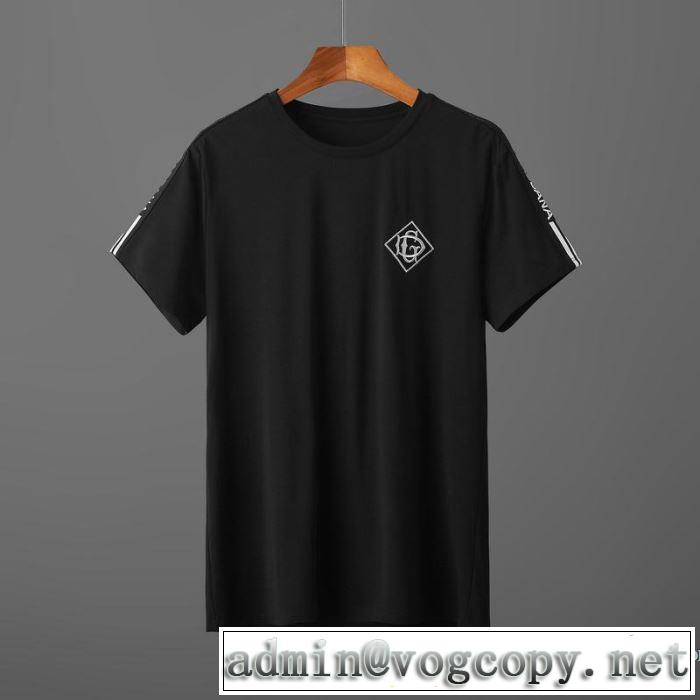 ドルチェ＆ガッバーナ程よい最新作  Dolce&Gabbana 半袖Tシャツ 春夏コレクション新品