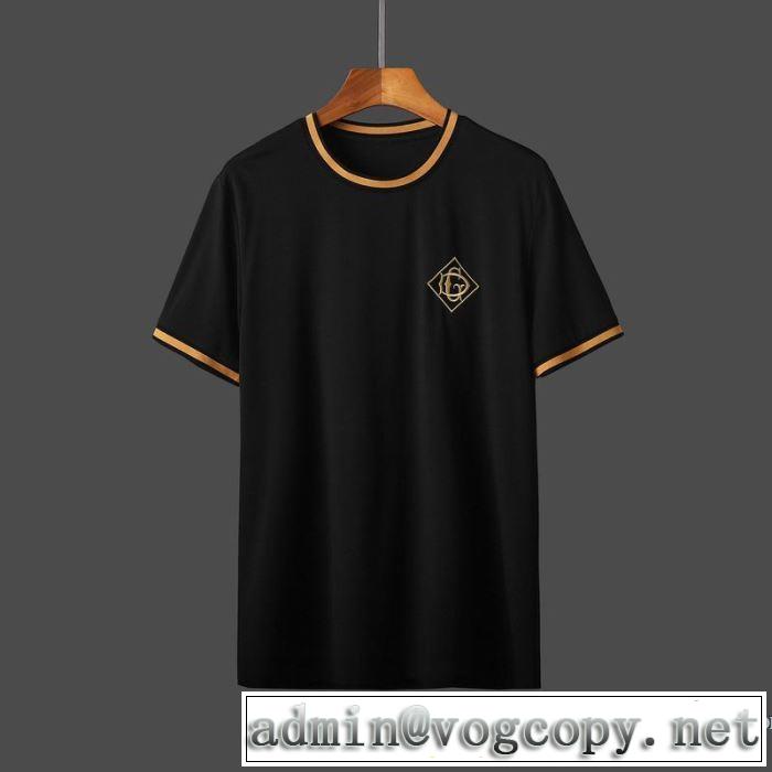 半袖Tシャツ 2色可選 大活躍する ドルチェ＆ガッバーナ 普段見ないデザインばかり Dolce&Gabbana