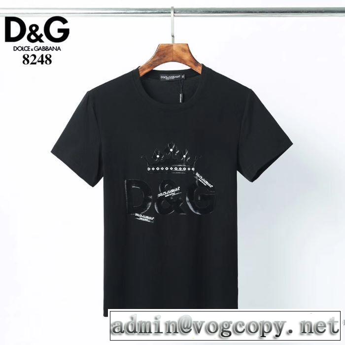 一番手に入れやすい 半袖Tシャツ2色可選  幅広いアイテムを展開 ドルチェ＆ガッバーナ Dolce&Gabbana