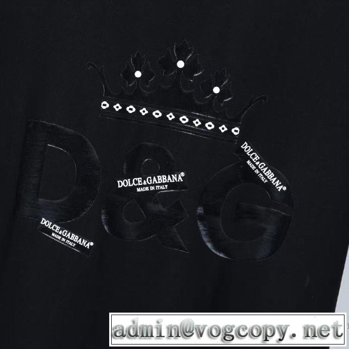 一番手に入れやすい 半袖Tシャツ2色可選  幅広いアイテムを展開 ドルチェ＆ガッバーナ Dolce&Gabbana