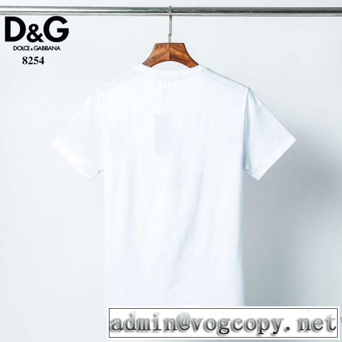 2色可選 今年の春トレンド 半袖Tシャツ 大幅割引価格 ドルチェ＆ガッバーナ Dolce&Gabbana