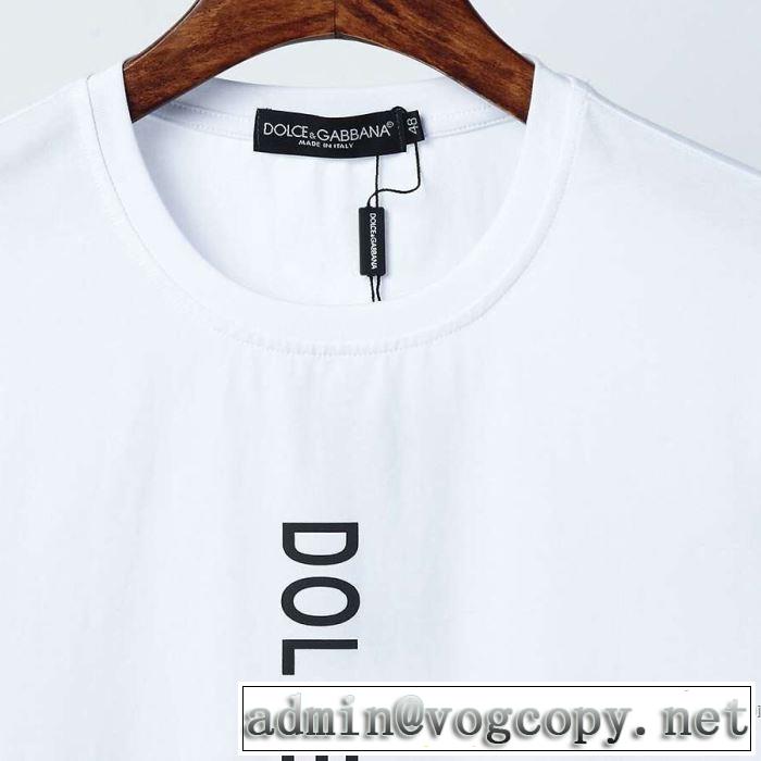 2色可選 今年の春トレンド 半袖Tシャツ 大幅割引価格 ドルチェ＆ガッバーナ Dolce&Gabbana