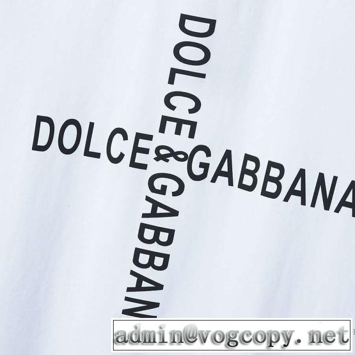 2色可選 今年の春トレンド 半袖Tシャツ 大幅割引価格 ドルチェ＆ガッバーナ Dolce&Gabbana