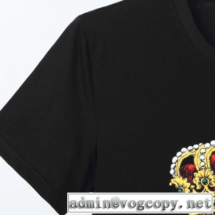 おしゃれに大人の必見 2色可選 半袖Tシャツ 大人の新作こそ ドルチェ＆ガッバーナ Dolce&Gabbana